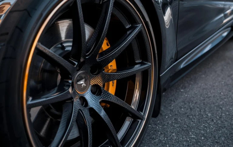 Performance sedan carbon fiber alloy wheel hydro dipping Hyderabad