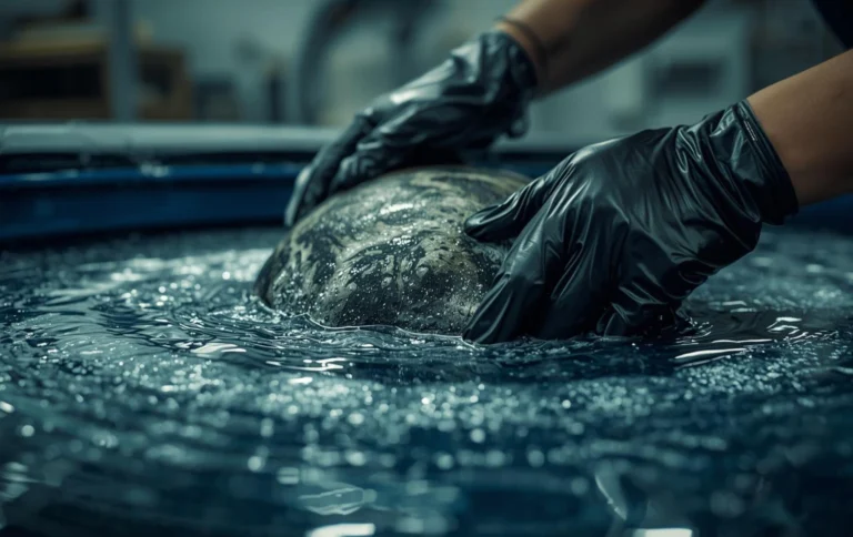 Hydrodipping process of car parts in water transfer printing